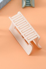 Rectangle Cube Hair Clip