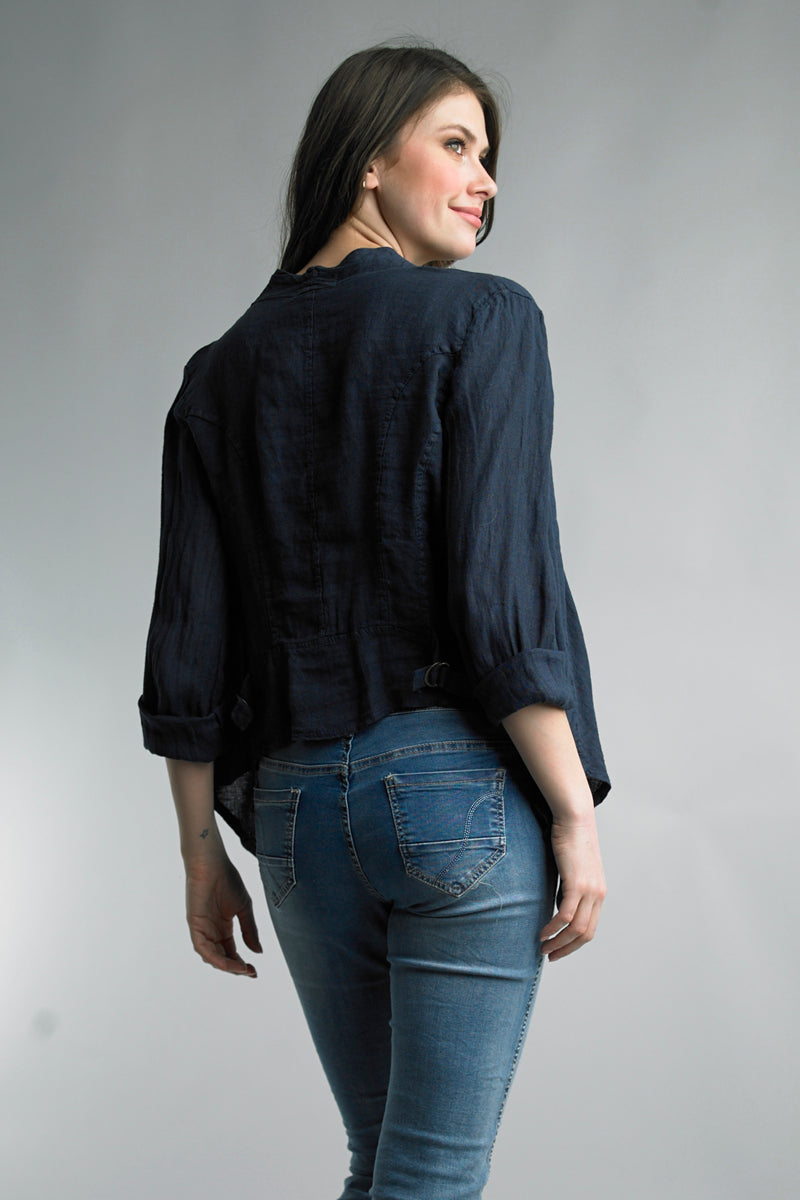 Tempo Paris Lightweight Lux Linen Jacket