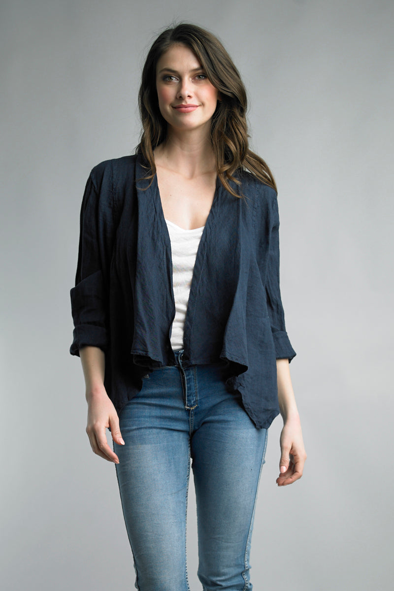 Tempo Paris Lightweight Lux Linen Jacket