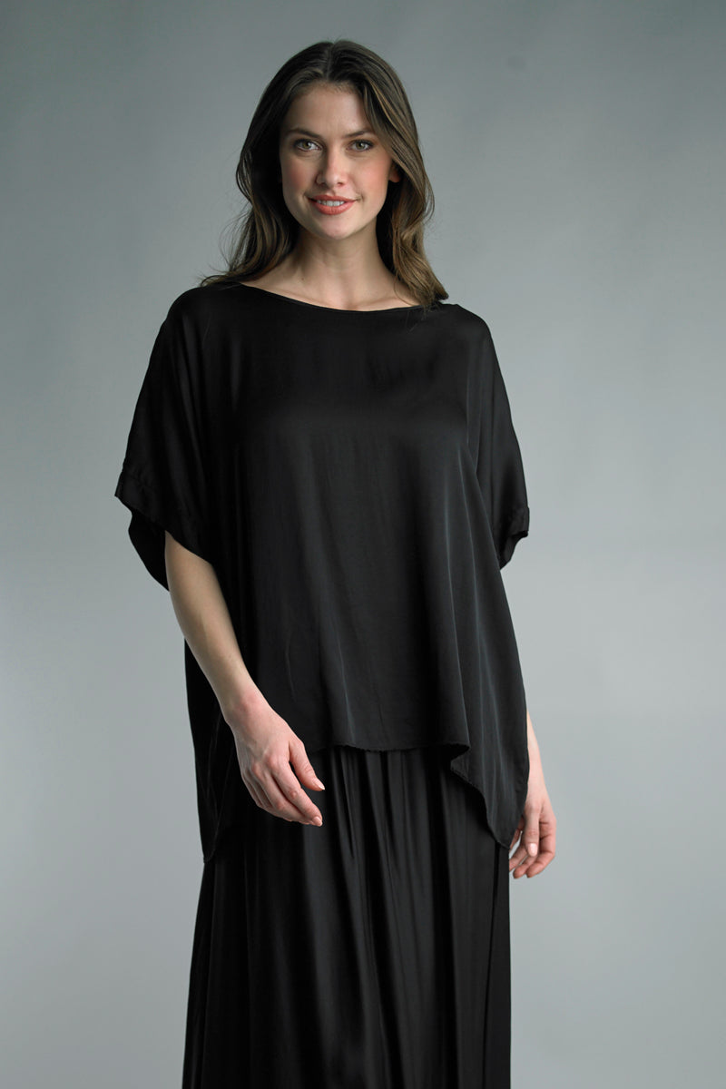 Tempo Paris Silk Short Sleeve Top