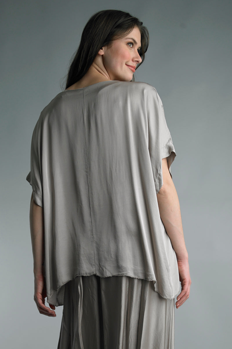Tempo Paris Silk Short Sleeve Top