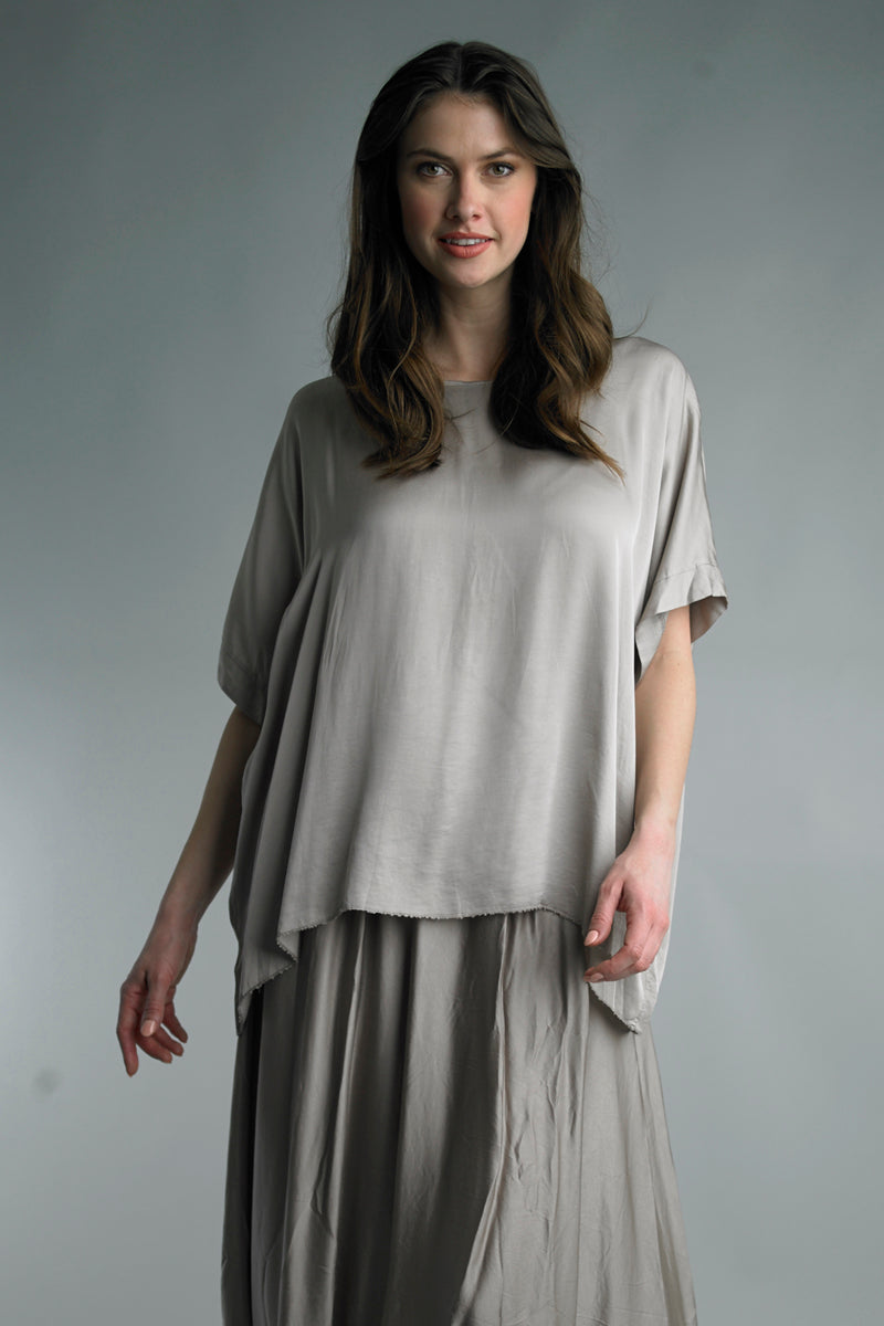 Tempo Paris Silk Short Sleeve Top