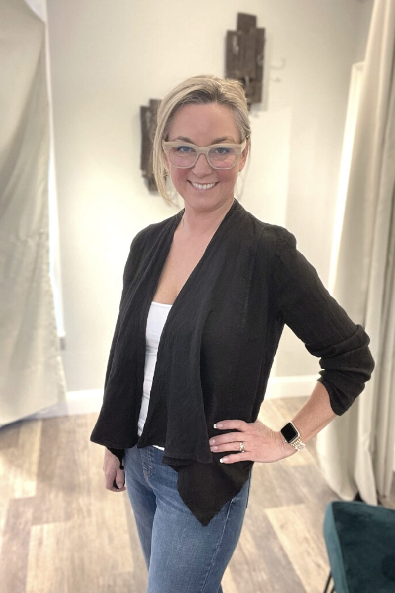 Tempo Paris Lightweight Lux Linen Jacket
