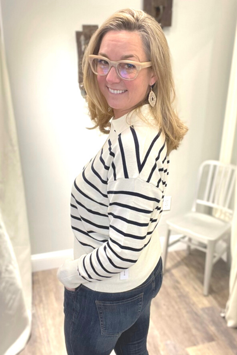 Six Fifty Nautical Perfect Striped Sweater