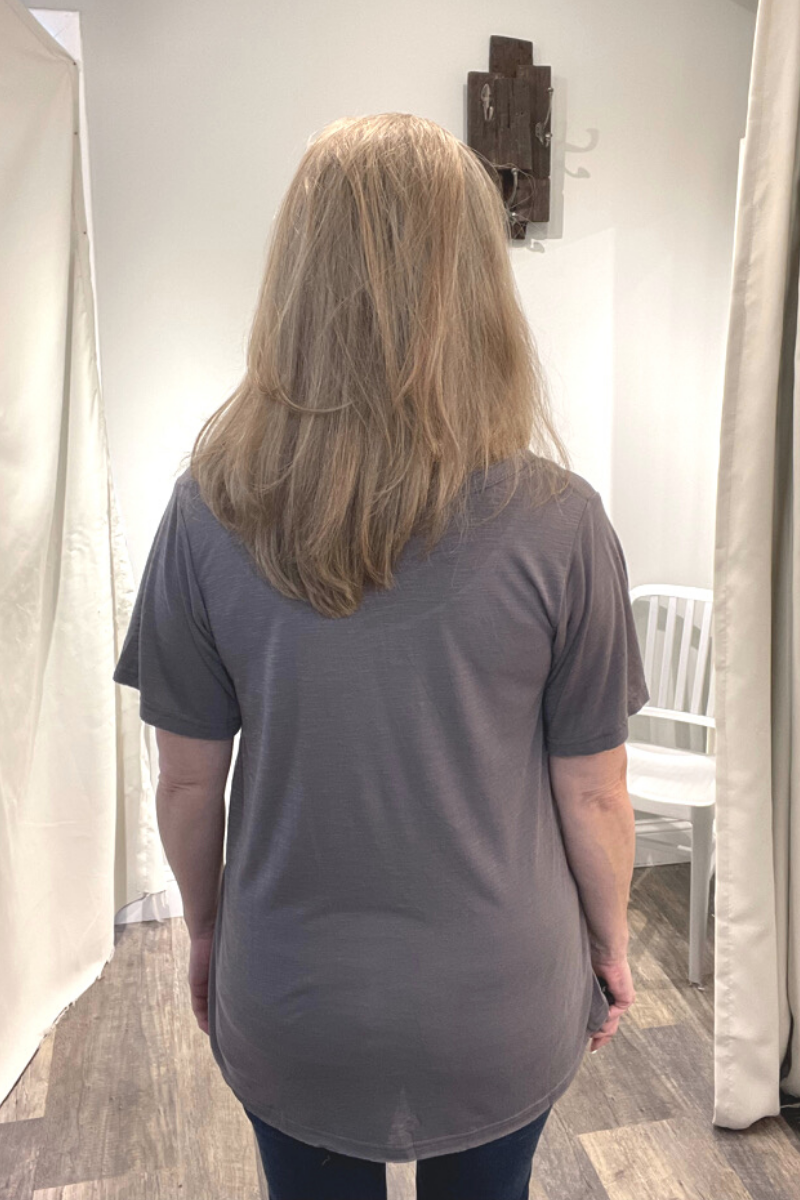 POL Favorite Slub V Neck Tee