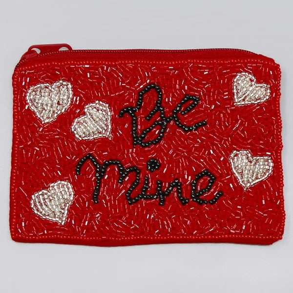 Seed Beaded Coin Bag