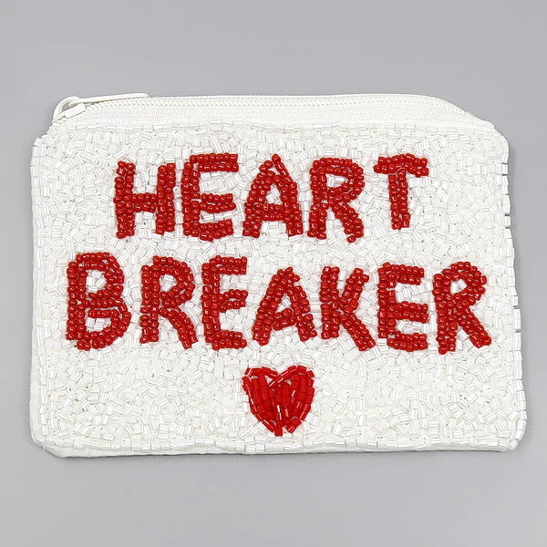 Seed Beaded Coin Bag