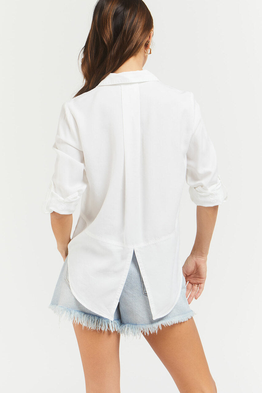 Velvet Heart Eco Frayed Tencel Top