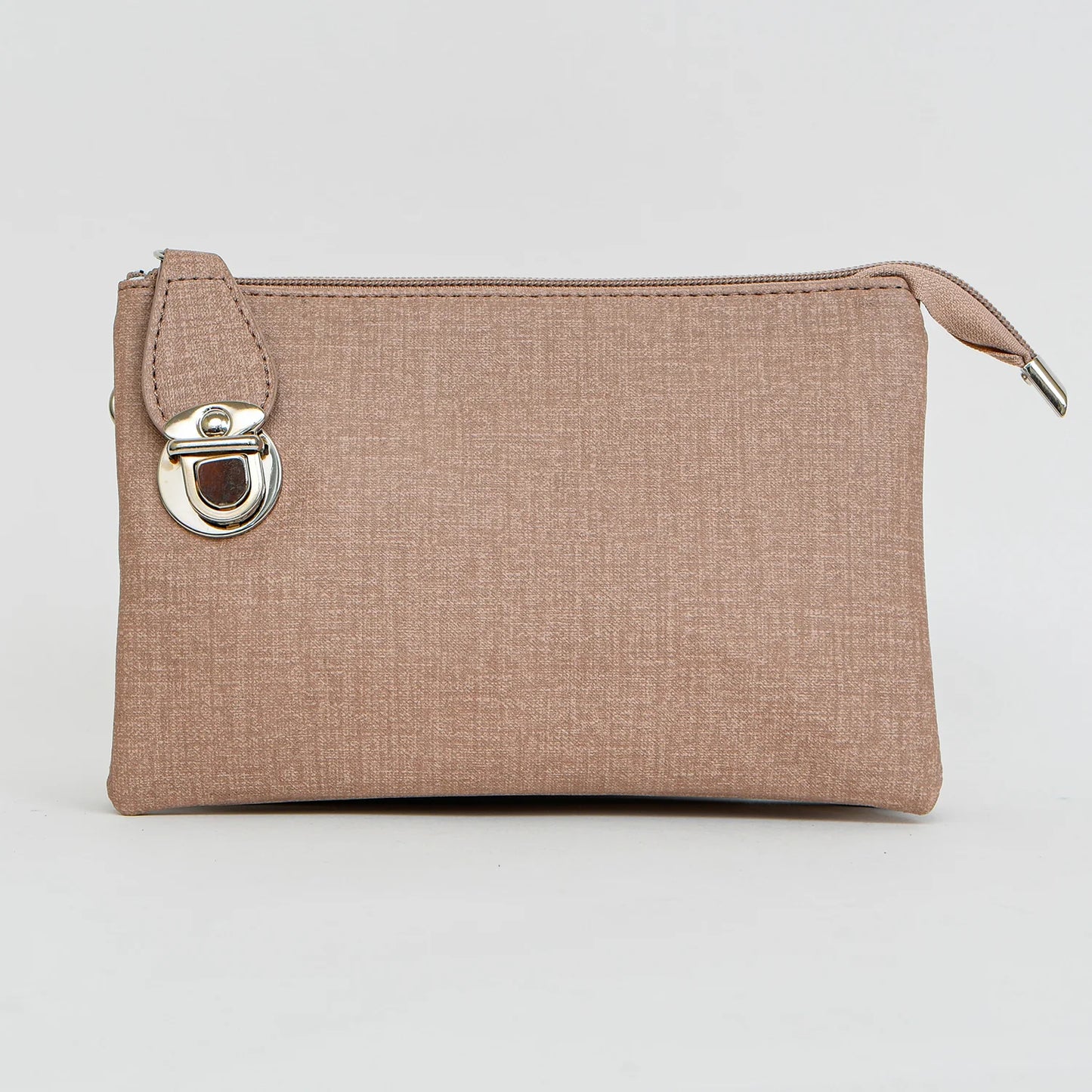 Caracol Matte Faux Leather Crossbody Wristlet