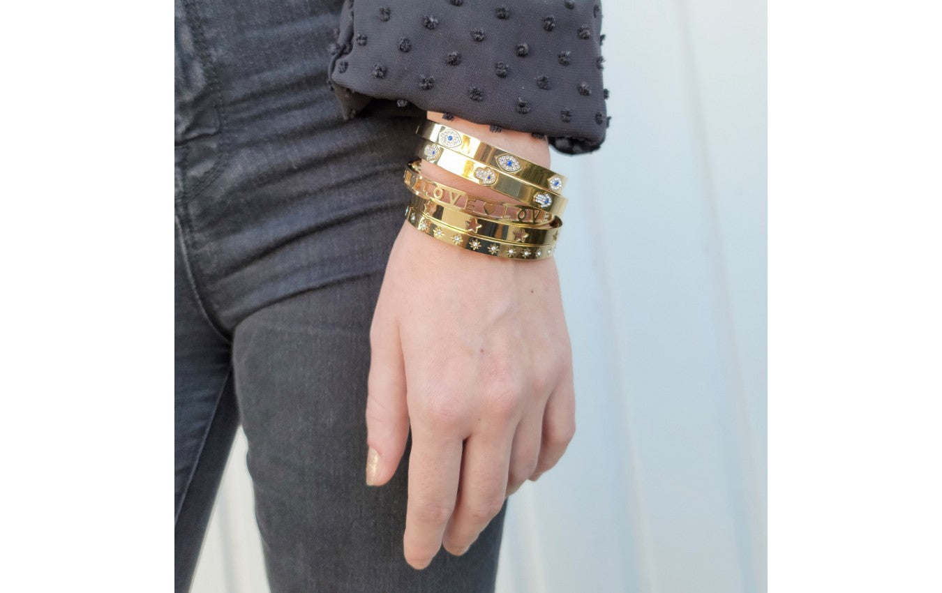 Stary Cutout Bangle