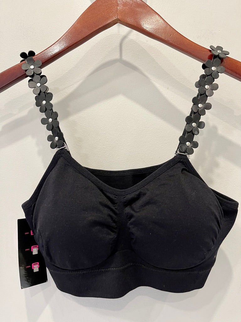 Strap -Its Vegan Flowers Bra