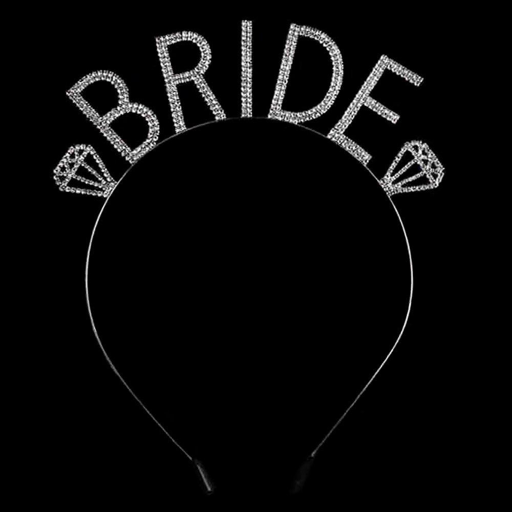 BRIDE TO BE Rhinestone Headband