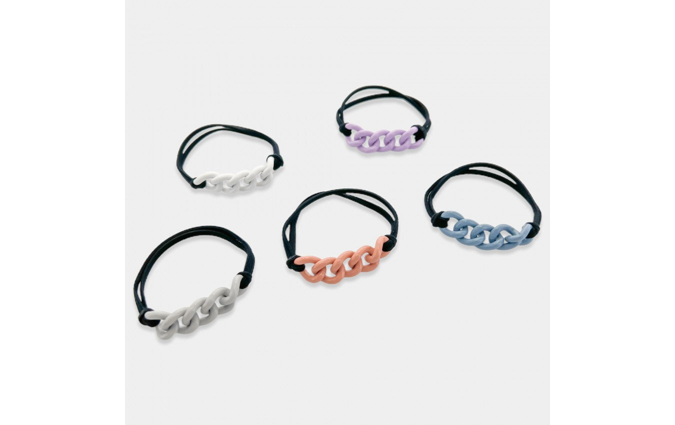 Enamel Link Hair Tie / Bracelet