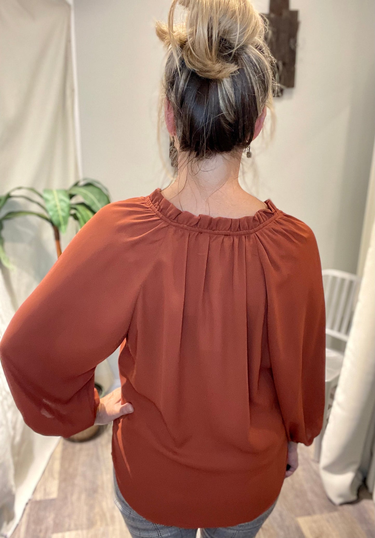 Veronica M Pretty Pleated Top