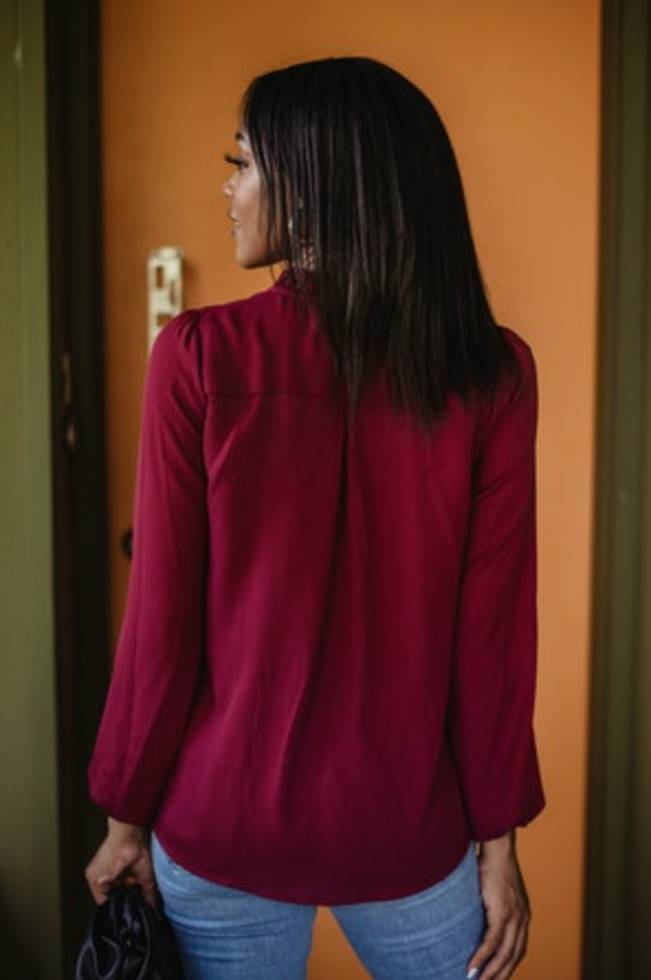 Veronica M Pretty Pleated Top