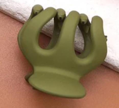 Matte Mushroom Mini Hair Clips