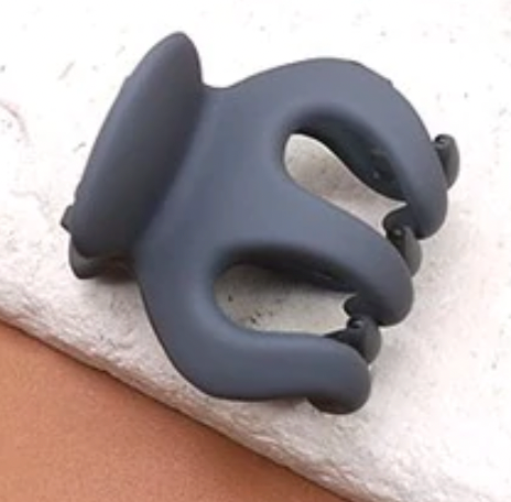 Matte Mushroom Mini Hair Clips