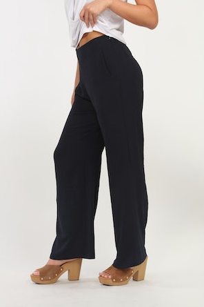 Veronica M Navy Airflow Woven Pants - XSMALL