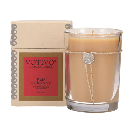 Votivo Red Currant Soy Candle