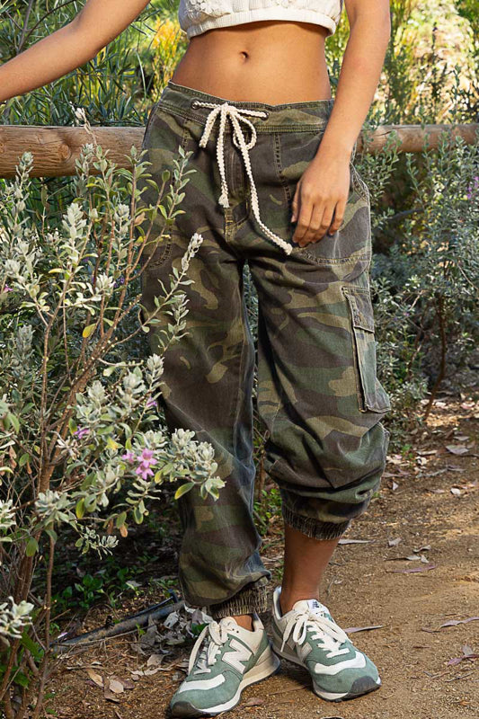 POL Camo Jogger Pants