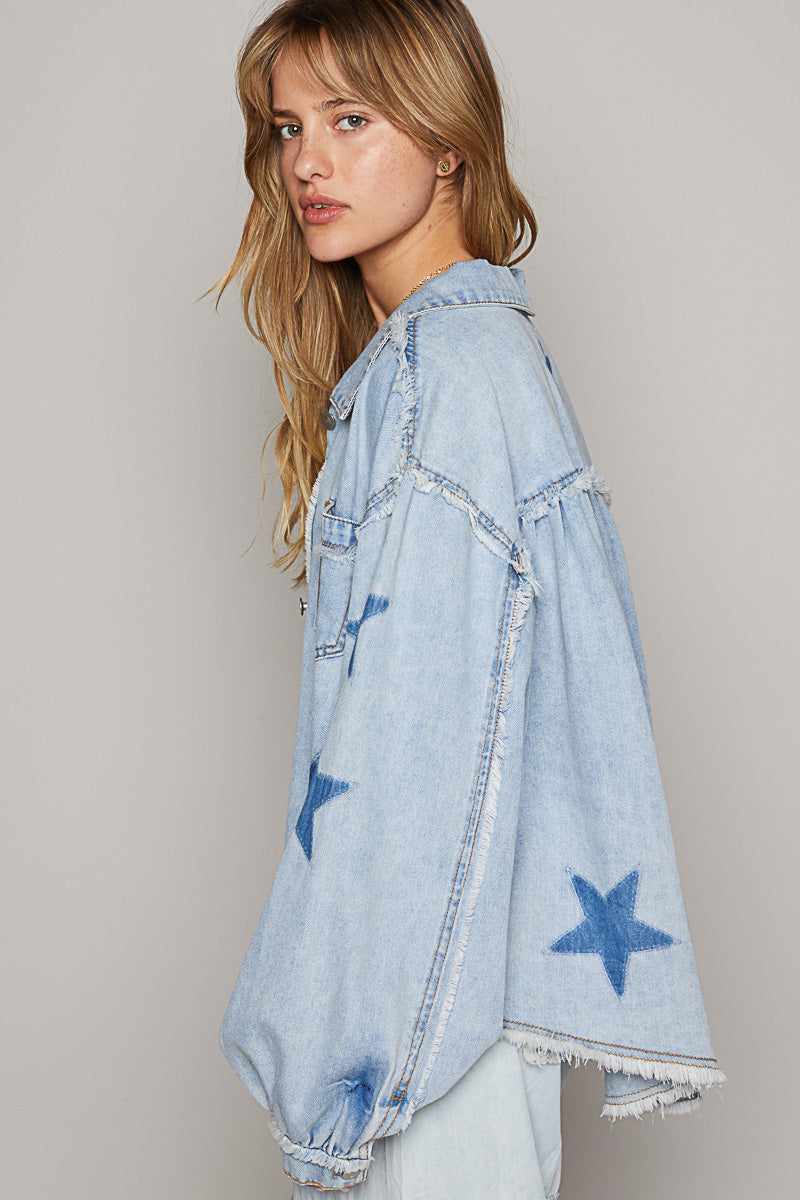 POL Cotton Starry Night Jacket