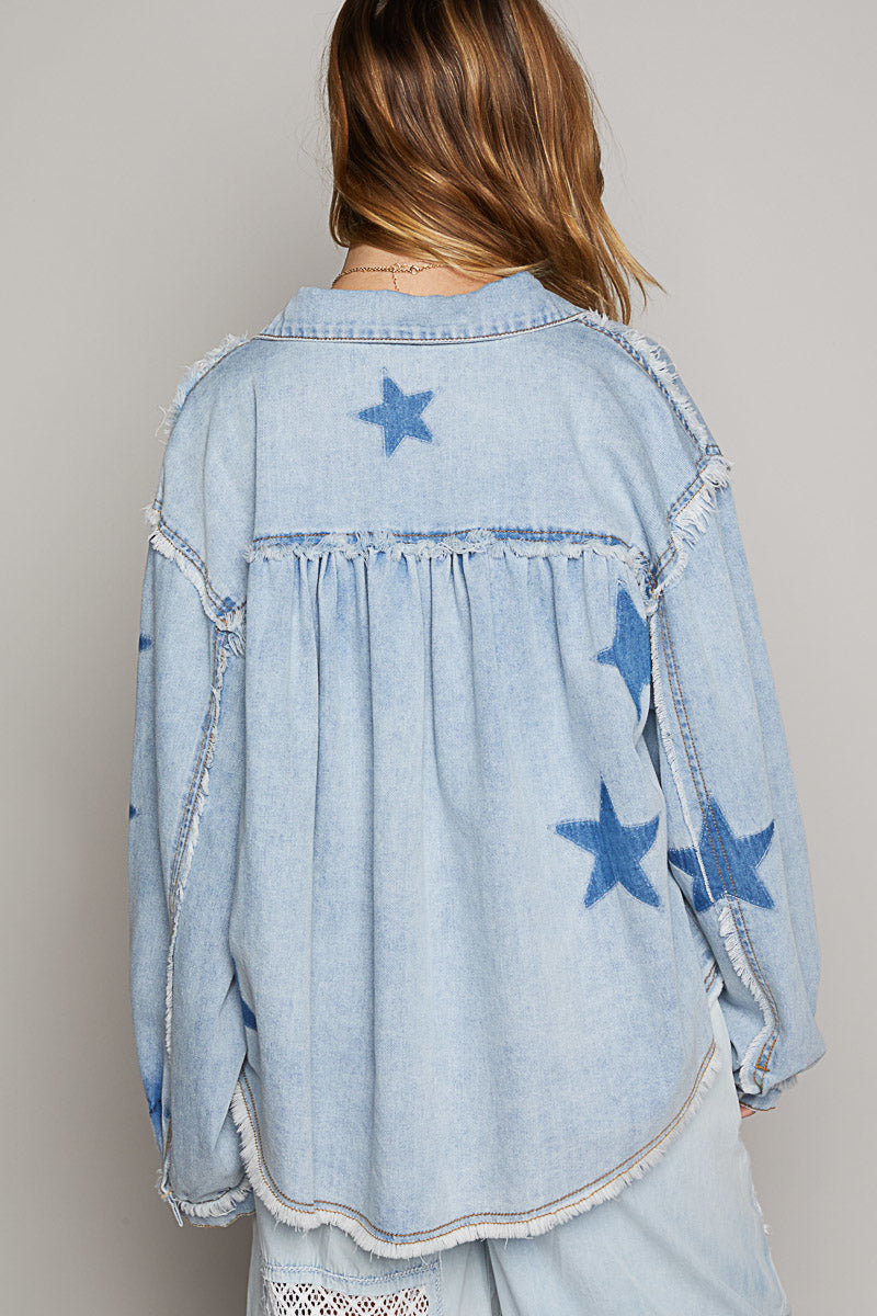 POL Cotton Starry Night Jacket