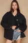 POL Cotton Quilted Oversized Jacket