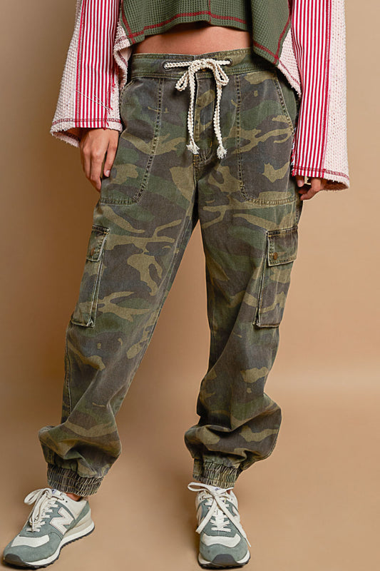POL Camo Jogger Pants