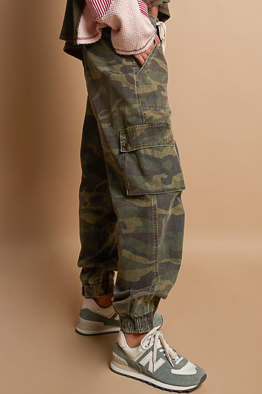 POL Camo Jogger Pants