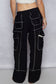 POL Wide Leg Contrast Comfy Pants