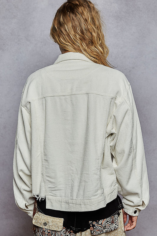 POL Lightweight Cord Relaxed Jacket