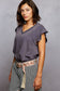 POL Flutter Short Sleeve Top