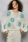 POL Floral Light Knit Sweater