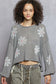 POL Floral Light Knit Sweater