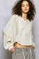 POL Pretty Peasant Embroidered Top