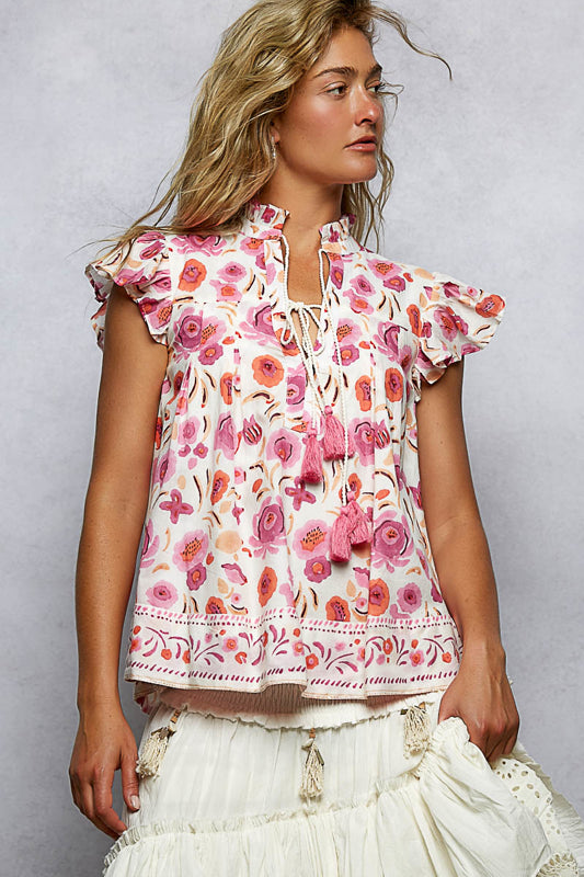 POL Pretty Printed Flutter Top