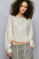 POL Pretty Peasant Embroidered Top