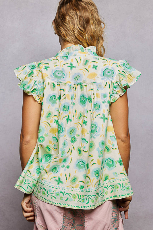 POL Pretty Printed Flutter Top