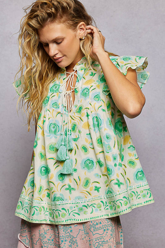 POL Pretty Printed Flutter Top