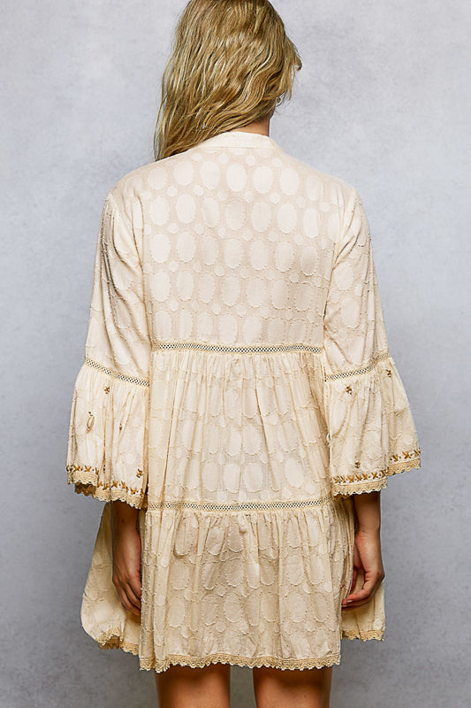 POL Beach Vibes Beaded Dress