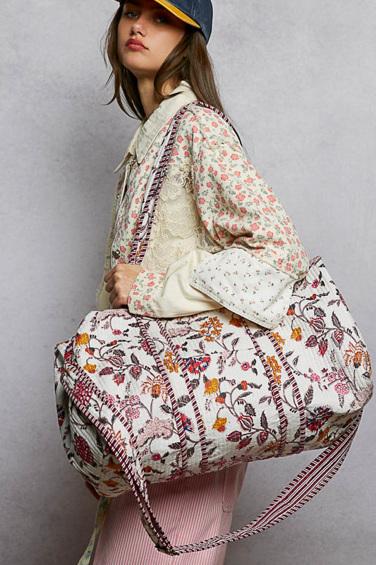 POL Cotton Quilted Weekender
