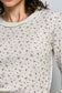 POL Ditzy Flower Ribbed Top