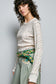 POL Ditzy Flower Ribbed Top