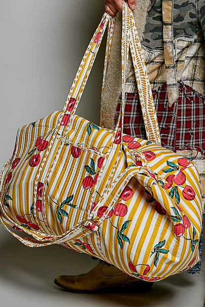 POL Cotton Quilted Weekender