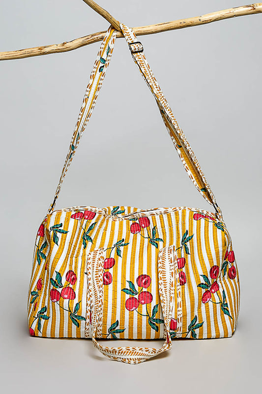 POL Cotton Quilted Weekender