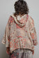 POL Mixed Media Button Up Hoodie