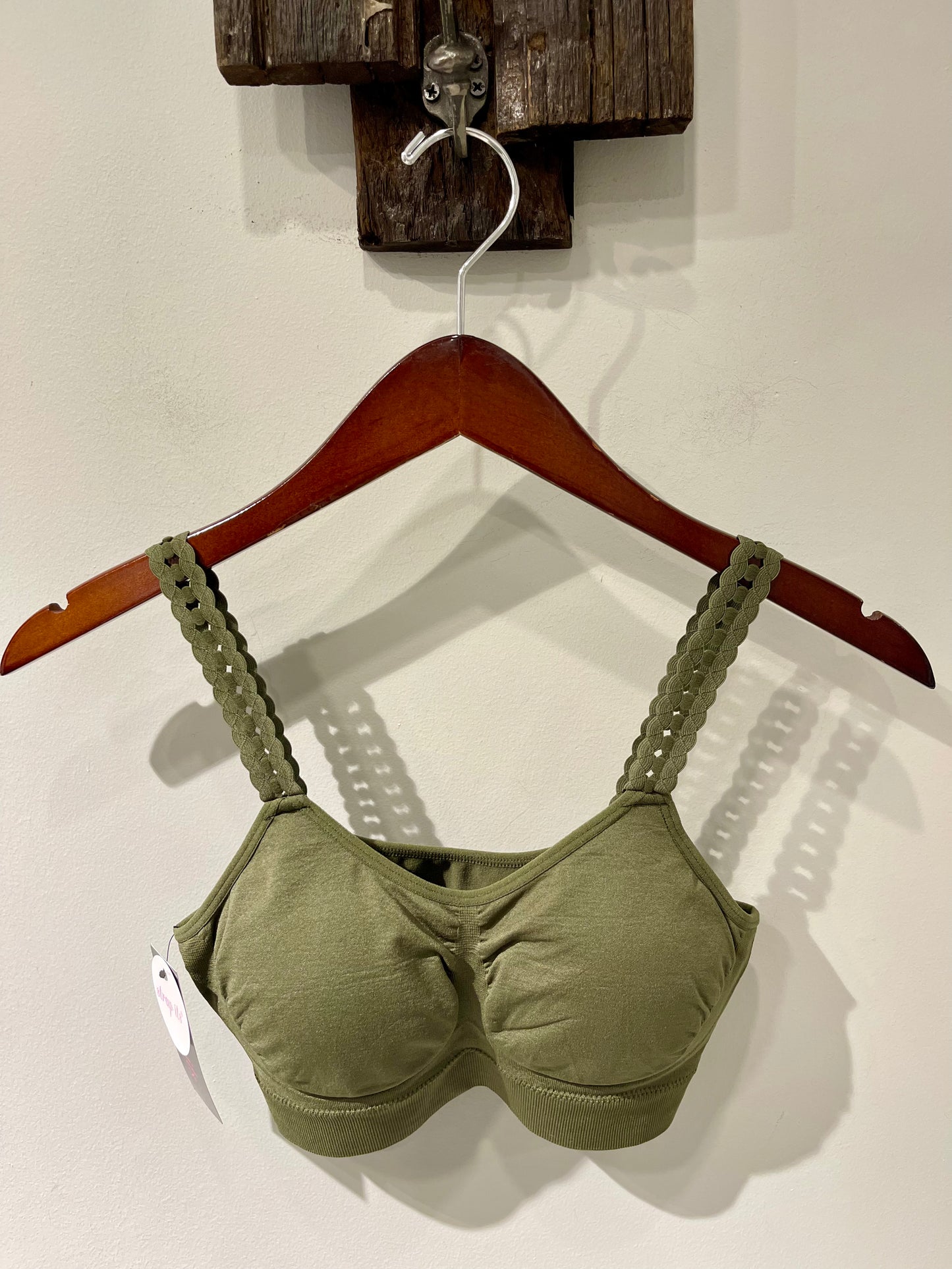 Strap-Its Olive Fixed Strap Bra