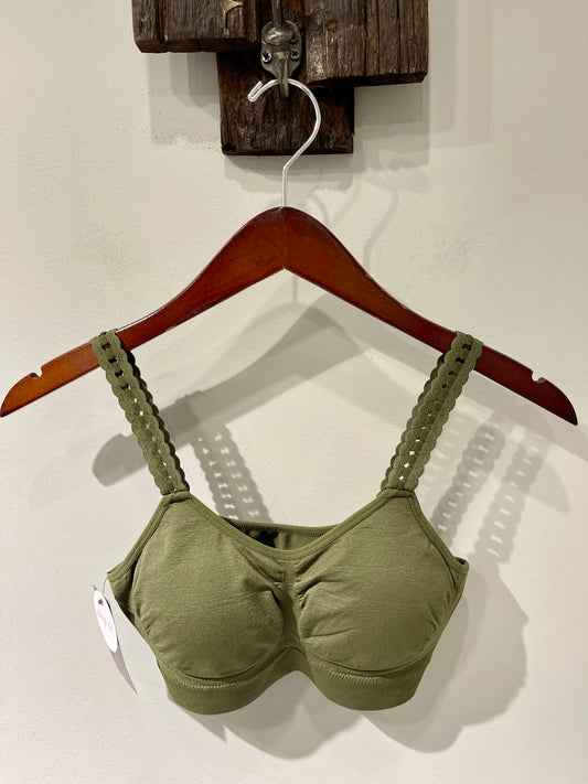 Strap-Its Olive Fixed Strap Bra