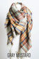 Classic Plaid Blanket Scarf