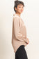 Hyfve / Double Zero Silky Satin Collared Top